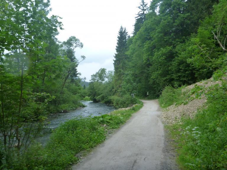 A Revúca patak mentén Podsuchá és Oszada felé
