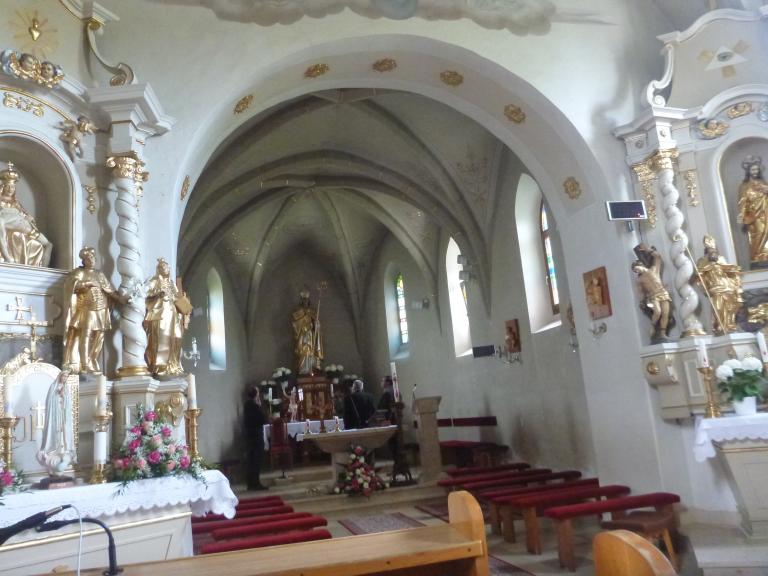 A gerencséri templom szépséges belseje