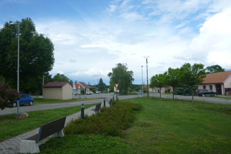 A falu központja
